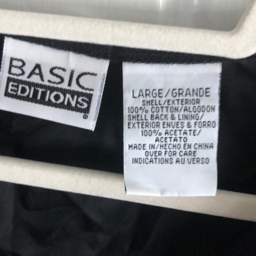 Basic Editions Halloween Patchwork Sleeveless Ves… - image 7